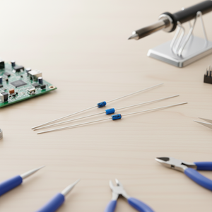 Résistances à film métallique traversantes 1/4W à <span class=keywords><strong>code</strong></span> couleur 100 Ohm 100k 10k 5k 1k pour carte de circuit imprimé – Plusieurs modèles disponibles - Product Image 3