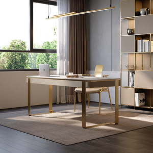 Table d'étude de luxe léger, meuble italien minimaliste, moderne et minimaliste, pour la maison, <span class=keywords><strong>bureau</strong></span> - Product Image 4