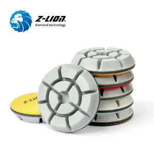 ZL-16KW Z-LION Economical 3 Inch Dry Floor Diamond Polishing Pad for Concrete Granite Marble Floor