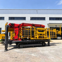 Foreuse à circulation inverse de 1200 m, machine de forage d'exploration RC pour l'échantillonnage de minerais d'or et de cuivre en profondeur