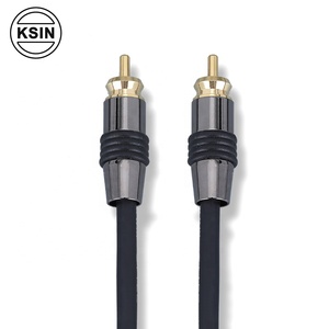 24K de oro de alta calidad Chapado en oxígeno blindado <span class=keywords><strong>macho</strong></span> a <span class=keywords><strong>macho</strong></span> Cable de Audio Pro Series - Product Image 3