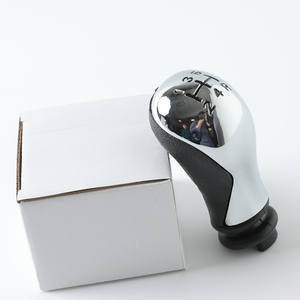 Palanca de cambios FUXIN de cuero con diseño ergonómico para varios logotipos de automóviles - Product Image 4