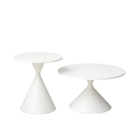 Ensemble de tables basses rondes minimalistes modernes, meubles de salon de luxe pour la maison, l'hôtel ou les petits appartements