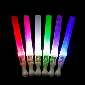 Factory Wholesale Hot Sell logo Customized Party Supplies Short Stick Flashing Hand Stick Concert Supporting Props