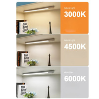 Lampu Strip LED Magnetik Ultra Tipis, Sensor Gerak PIR Pintar, Lampu Malam Kabinet Anggur yang Dapat Diisi Ulang