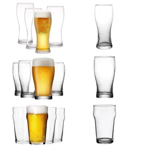 Bicchieri da birra trasparenti da 19 once bicchieri da birra oversize di grande capacità Soda Craft bicchiere senza piombo per ristorante