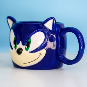 パーティーと水ゲームエレガントなマグカップのためのかわいい漫画デザインセラミックティーカップ - Product Image 3