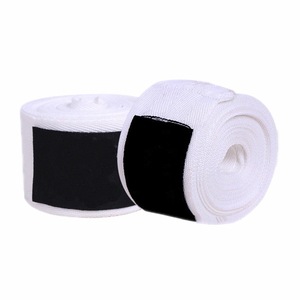 Vendas de Boxeo Semielásticas de Algodón Transpirable, Duraderas y Antideslizantes con Logotipo Personalizado, Talla Única para Entrenamiento de Boxeo - Product Image 2