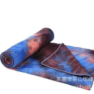 Toalla Deportiva de Poliéster Antideslizante, Cinta Deportiva para Yoga, Absorbente de Sudor, Tie-dye, Usa Mairun - Product Image 1