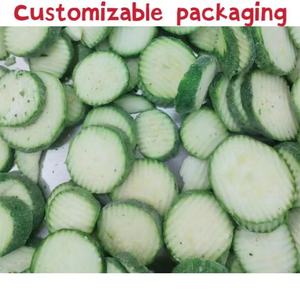 Nhà máy sản xuất bán buôn nhiệt độ thấp đóng băng Rau thái lát số lượng lớn đóng băng iqf đông lạnh xanh ZUCCHINI lát - Product Image 3