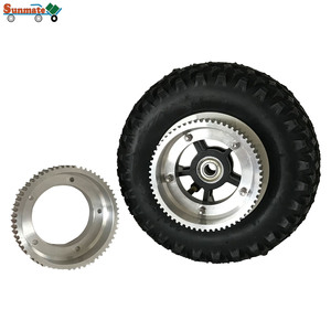 합금 스쿠터 부품이있는 전기 스케이트 보드 휠 풀리 72T 기어 키트 - Product Image 5