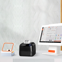 Printer Label termal portabel, mesin Desktop Mini untuk pencetakan tanda terima & Tag, untuk penggunaan rumah bisnis dan kantor