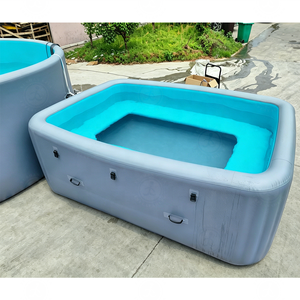 <span class=keywords><strong>Piscine</strong></span> gonflable carrée DWF Drop Stitch, fabrication directe CE, <span class=keywords><strong>piscine</strong></span> hors sol portable pour la famille, jardin, villa et complexe hôtelier - Product Image 4