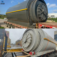 Máquina de Pirólisis Todo en Uno para Convertir Lodos de Petróleo, Residuos de Perforación, Neumáticos Usados en Diésel Sintético Tipo Compacto