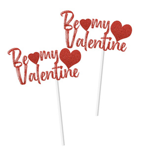 Xieli Vietnam essere il mio Topper Cupcake San Valentino centrotavola decorazione Cupcake Pick per la festa di San Valentino - Product Image 1