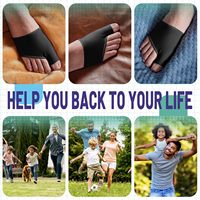Coussinets orthopédiques de soutien de la voûte plantaire en gel sphérique, durables, doux et respectueux de la peau, en nylon. Unisexe pour hommes et femmes