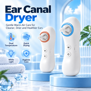 Secador de Oídos con Aire Caliente, Doble Temperatura, Secado Rápido, Luz Blanca, Dispositivo Higiénico para el Cuidado del Oído - Product Image 1