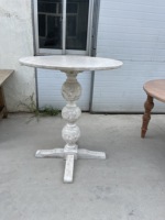 Sinofur table d'église de ferme rustique antique en bois massif