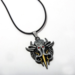 Regalo de moda juego <span class=keywords><strong>Baldur</strong></span>'<span class=keywords><strong>s</strong></span> <span class=keywords><strong>Gate</strong></span> 3 llavero aleación colgante collar - Product Image 2