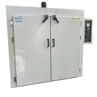 Horno industrial grande Caja de secado de partículas de plástico de doble puerta Horno industrial termostático inteligente