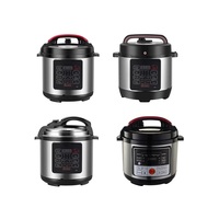 Cuisinière électrique à pression 5L avec fonctions préréglées, écran LCD, cuiseur multifonction et cuiseur à riz multifonction