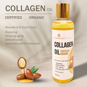 Bas quantité minimale de commande Collagène biologique personnalisé nourrissant pour la peau teint éclaircissant <span class=keywords><strong>visage</strong></span> et corps huile d'amande douce pour un teint éclatant - Product Image 3
