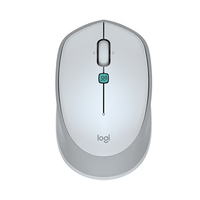 Ratón Inalámbrico Ergonómico Logitech M380 de 4 Botones para Diestros, con Sensor Óptico Retroiluminado, Entrada de Voz Inteligente y Programable, USB/Tipo-C