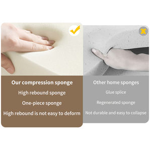 Canapé-lit sectionnel 3 places pliable en <span class=keywords><strong>tissu</strong></span> et éponge, idéal pour les petits espaces de bureau à domicile ou de chambre, collection 2025 - Product Image 3