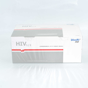 Kit de détection d'anticorps HIV1/2 Wondfo, méthode à l'or colloïdal, sang total, adultes, kit de test diagnostique - Product Image 4