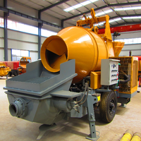 Pompe à béton et bétonnière JBS30 diesel pour la construction de maisons