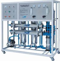 Système de traitement de l'eau 300l RO, petit puits à boire, machine de purification de filtre à eau pure (2 niveaux)