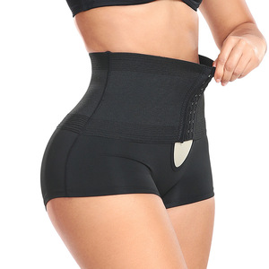 Cintura Modellante a Vita Alta Traspirante Senza Cuciture in Spandex a Doppio Strato con Controllo Medio, Sollevante, Confortevole, Snellente e Pancia Piatta - Product Image 3