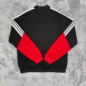 Giacca da Allenamento Nera della Squadra Nazionale 25/26, Puro Poliestere, Qualità Thai, Vendita all'Ingrosso con Logo, Giacca da Calcio Antivento - Product Image 3