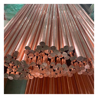 Barre de cuivre pur de haute qualité 6N Cu99.90% polie C11000, tige plate, pour soudage, pliage, découpe, Qingze, diamètre 10MM, personnalisable