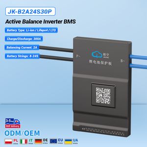 Systèmes de gestion de batteries B2A24S30P 8-24S 2A Active Balance BMS prenant en charge RS485/CAN/BT Lifepo4 24V 300A Smart BMS - Product Image 1