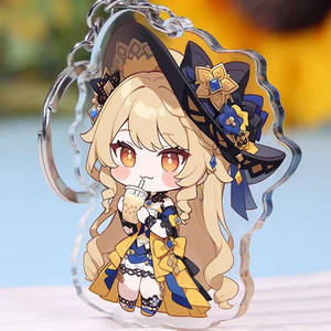 Porte-clés en acrylique personnalisé en gros, sans MOQ, personnalisation de tout design, porte-clés en plastique anime, usine de porte-clés personnalisés - Product Image 1