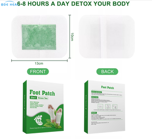 BDE personalizable 2 en 1 <span class=keywords><strong>jengibre</strong></span> Rosa té <span class=keywords><strong>verde</strong></span> infundido parche para pies hierbas naturales alivio del estrés Eliminación <span class=keywords><strong>de</strong></span> la fatiga limpieza profunda - Product Image 6