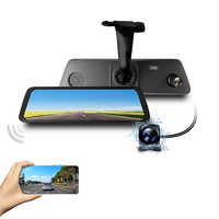 Rétroviseur de qualité supérieure de 10 pouces avec support spécial Miroir Dvr à double objectif Dashcam Produit par le fabricant