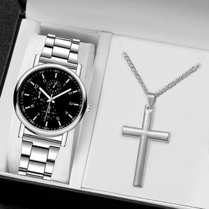 <span class=keywords><strong>Orologio</strong></span> da polso al quarzo sportivo di lusso all'ingrosso per <span class=keywords><strong>uomo</strong></span> Casual <span class=keywords><strong>uomo</strong></span> cinturino in acciaio <span class=keywords><strong>bracciale</strong></span> 40mm Business Casual in lega da <span class=keywords><strong>uomo</strong></span> Montre - Product Image 6