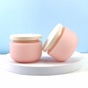 عبوة كريم تجميل بلاستيكية وردية واسعة الفوهة سعة 250 جرام/8 أونصة متوفرة في المخزون، مناسبة لقناع الوجه والشعر ومقشر الجسم وزبدة الكريمة - Product Image 1