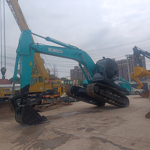 Excavadora Kobelco SK200 de 20 toneladas con cazo de excavación de 1m³ de capacidad, excavadora de cadenas Kobelco SK200 usada - Product Image 3