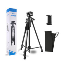 Trépied universel pour téléphone de 1,7 mètre, support portable pour appareil photo reflex numérique, support de téléphone portable pour extérieur