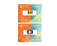 Neue Usim V2.1 MEP 5G-Unterstützung für IOS 26 IP13 To16 Pro Max. Nur in Dual-Sim-Steckplatz-Telefonen