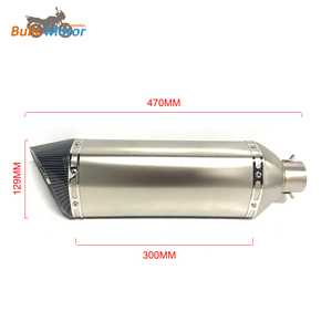 Bulls Motor silenziatore universale silenziatore di scarico <span class=keywords><strong>moto</strong></span> 150CC 250CC <span class=keywords><strong>moto</strong></span> scarico CBR300R Ninja250 Ninja400 Ninja650 - Product Image 3