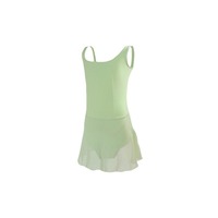 Enfants Ballet Justaucorps Robe Sans Manches Gymnastique Dancewear Formation Costume pour Filles Couleur Unie Jupe Tenue