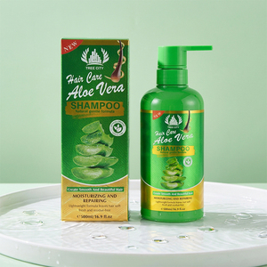 Champú Capilar de Aloe Puro de 500 ml con Logotipo Personalizado, Champú Equilibrante para Control de Grasa para Cuero Cabelludo Sensible y <span class=keywords><strong>Graso</strong></span> - Product Image 5
