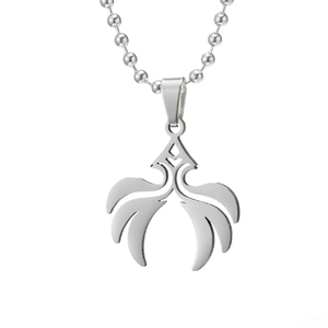 Collana Trendy Genshin Impact con Perline in Acciaio Inossidabile, Ciondolo a Tema Occhio di Dio, Accessorio del Gioco, Elementi Fuoco, Roccia, Erba, Ghiaccio, Vento, Acqua, Tuono - Product Image 4