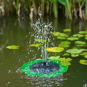 Produk baru Floating 5V 1.5WSolar Taman Air Terjun burung pemasok pompa mandi