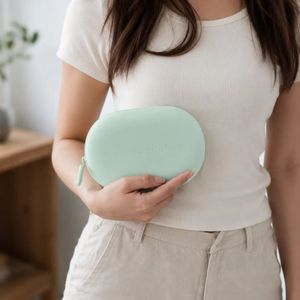 OEM ODM Silicone Cosmetic Pouch <b>Compact</b> Travel <b>Makeup</b> Bag Soft Touch Washable Organizer for Women Custom Logo Wholesale - Product Image 2