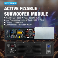 Module d'amplificateur de puissance HDL 38-AS 3200W pour haut-parleur actif pleine fréquence et caisson de basses pour équipement audio